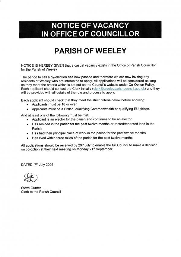 CoOption Notice Jun 27